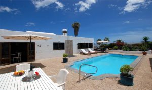 villa avec piscine privée chauffée Lanzarote